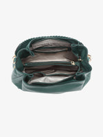 Load image into Gallery viewer, Grace Vegan Whipstitch Tote in Hunter Green

