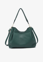 Load image into Gallery viewer, Grace Vegan Whipstitch Tote in Hunter Green
