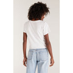 Load image into Gallery viewer, Twist of Fate Slub Top in White
