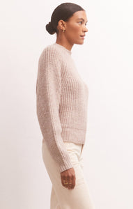 Desmond Pullover Sweater in Milkshake