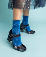 Load image into Gallery viewer, Celestial Shimmer Crew Sock
