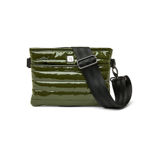 Bum Bag 2.0 in Olive Patent