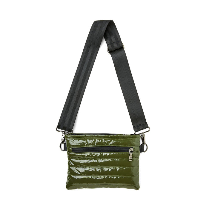 Bum Bag 2.0 in Olive Patent