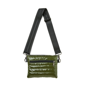 Bum Bag 2.0 in Olive Patent