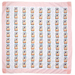 Load image into Gallery viewer, Olivia Square Scarf in Sardine Print
