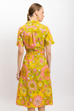 Load image into Gallery viewer, Meki Dress in Green Sunkist
