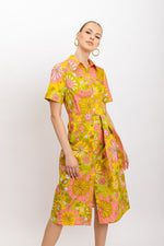 Load image into Gallery viewer, Meki Dress in Green Sunkist
