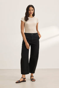 Alexis Bow Legged Pant in Jasper