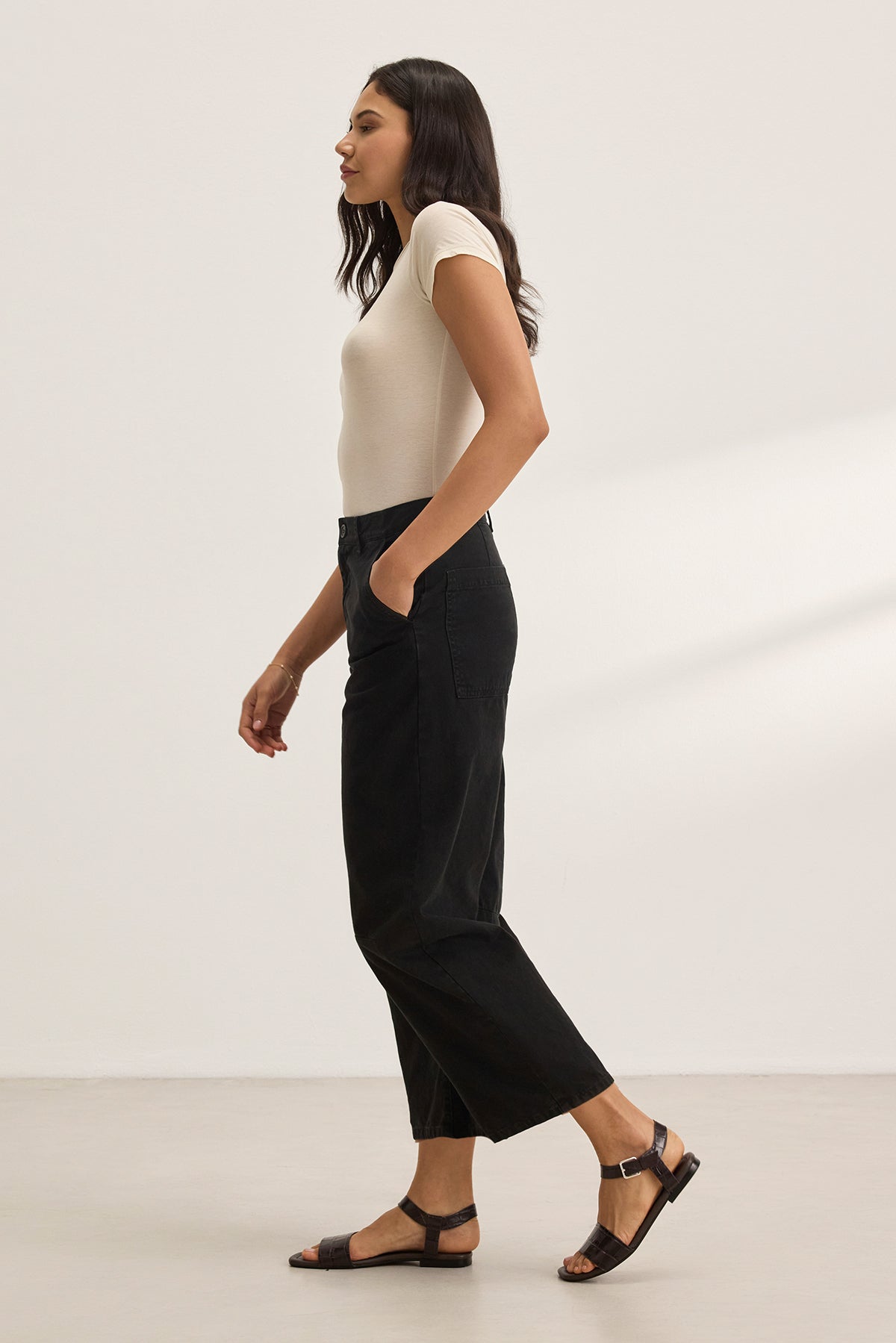 Alexis Bow Legged Pant in Jasper
