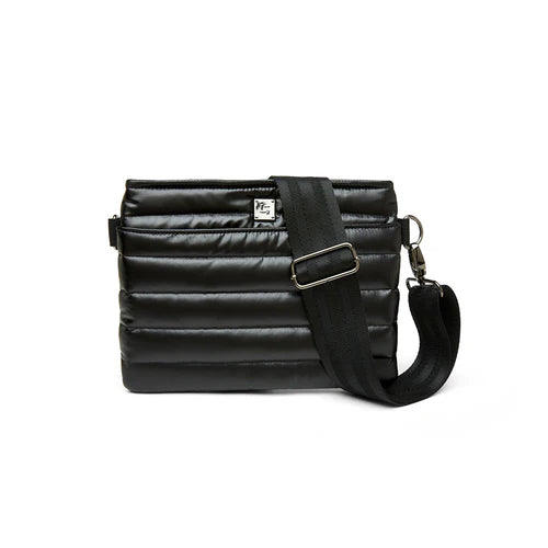 Bum Bag 2.0 in Pearl Black With Black Strap