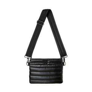 Bum Bag 2.0 in Pearl Black With Black Strap