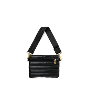 Bum Bag 2.0 in Pearl Black With Gold