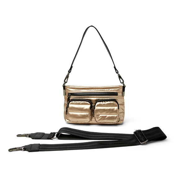 Double Trouble Bag in Pearl Cashmere