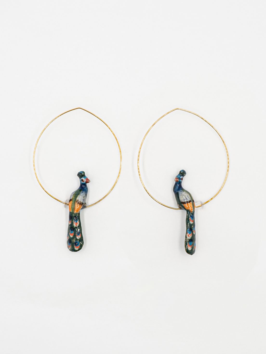Peacock Earrings