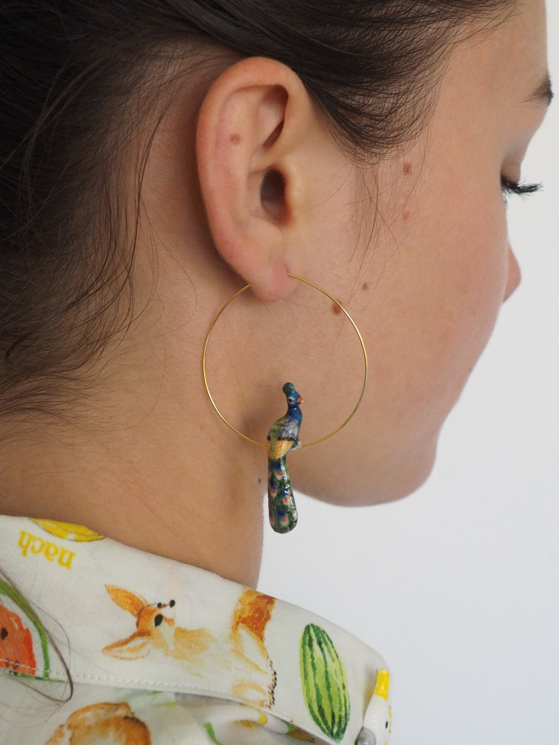 Peacock Earrings