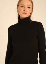 Load image into Gallery viewer, Perkins Turtleneck in Black
