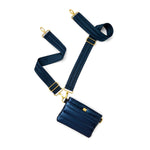 Load image into Gallery viewer, Bum Bag Crossbody in Pearl Indigo
