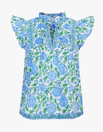 Load image into Gallery viewer, Nettie Blouse in Meadow Chintz
