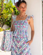 Load image into Gallery viewer, Freya Top in Orchid Border
