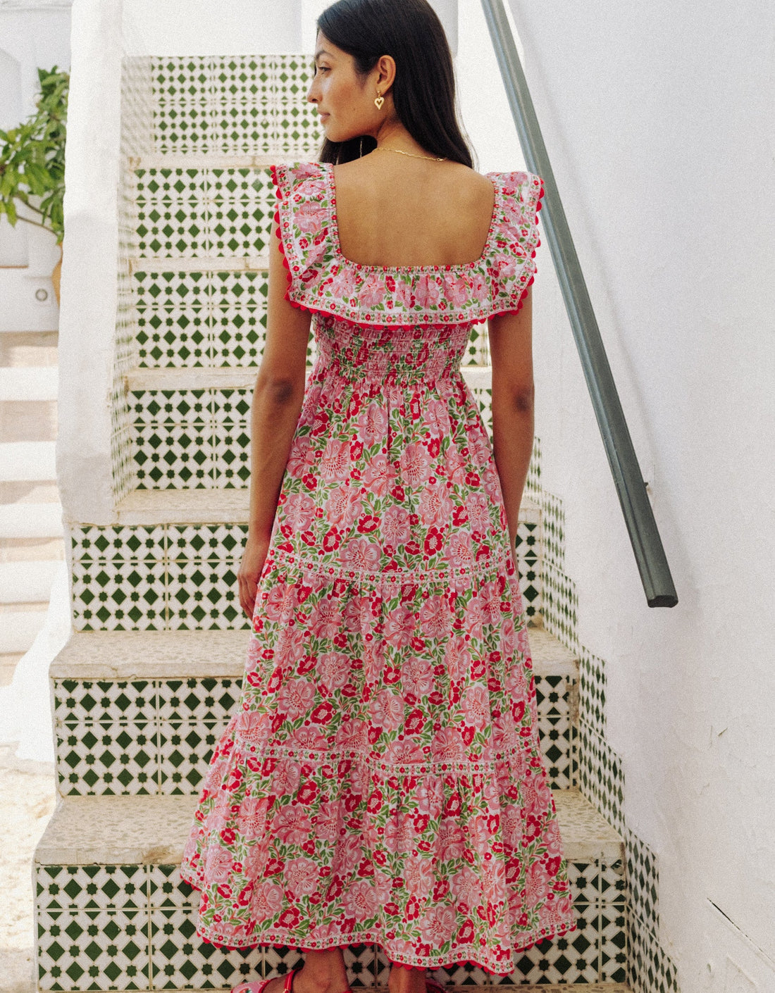 Carrie Dress in Sweet Hibiscus
