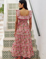 Load image into Gallery viewer, Carrie Dress in Sweet Hibiscus
