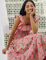 Load image into Gallery viewer, Carrie Dress in Sweet Hibiscus
