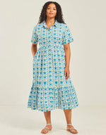 Load image into Gallery viewer, Maddy Dress in Vintage Border
