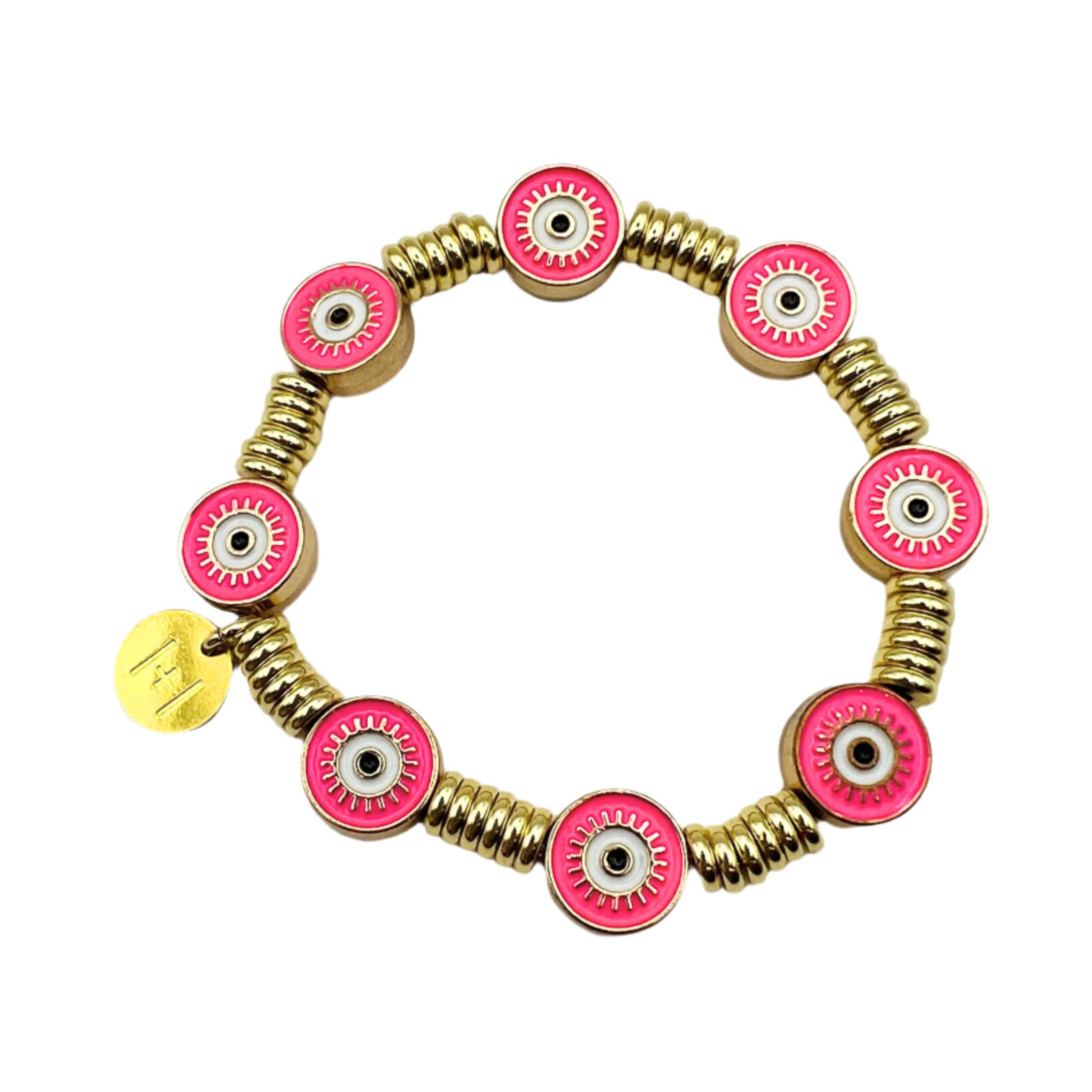 Good Vibes Only Bracelet in Pink