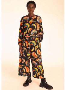 Pop Banana Playsuit in Black Combo