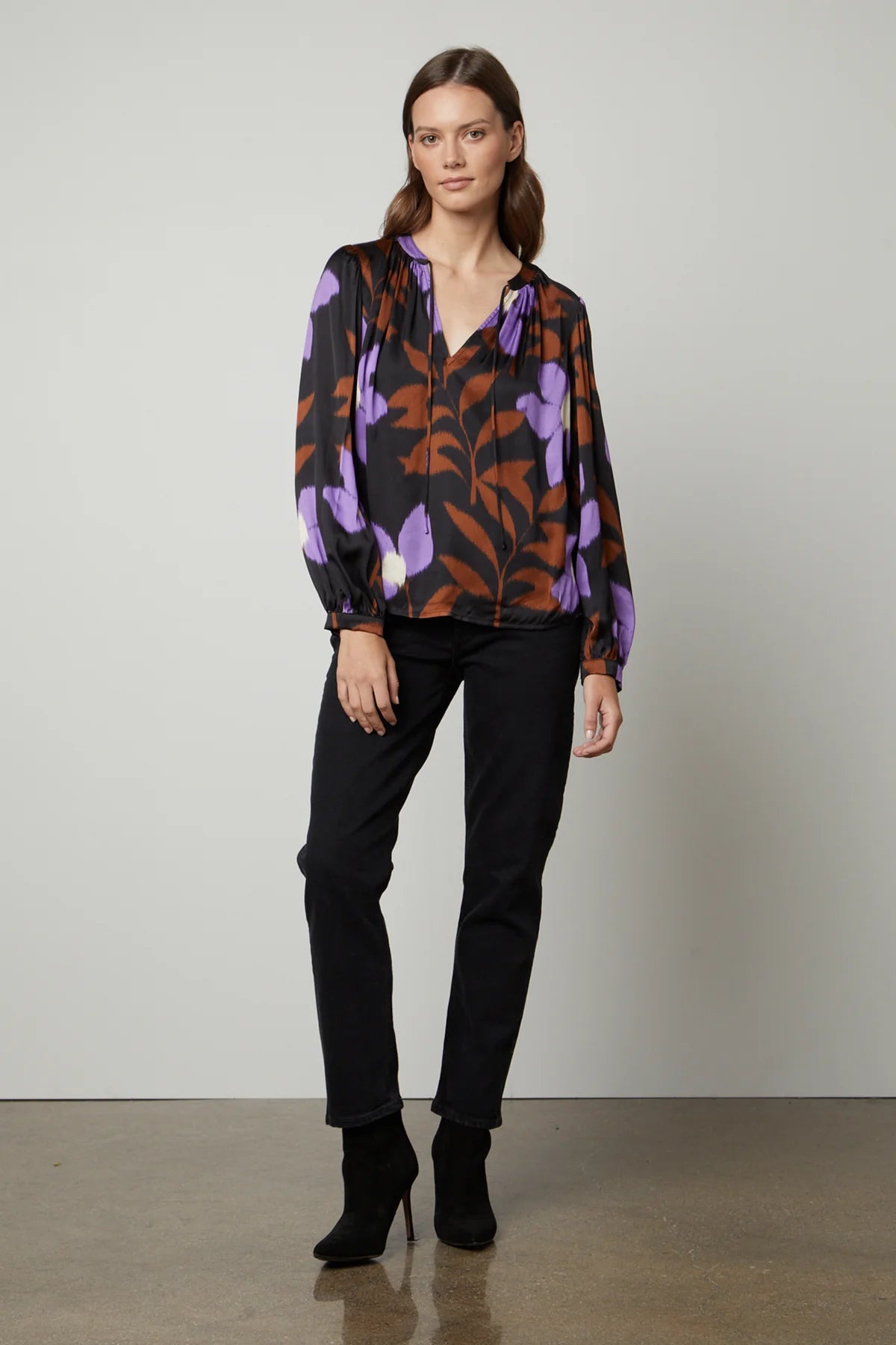 Isra Printed Blouse in Fiji