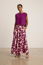 Load image into Gallery viewer, Jess Maxi Skirt in Berry
