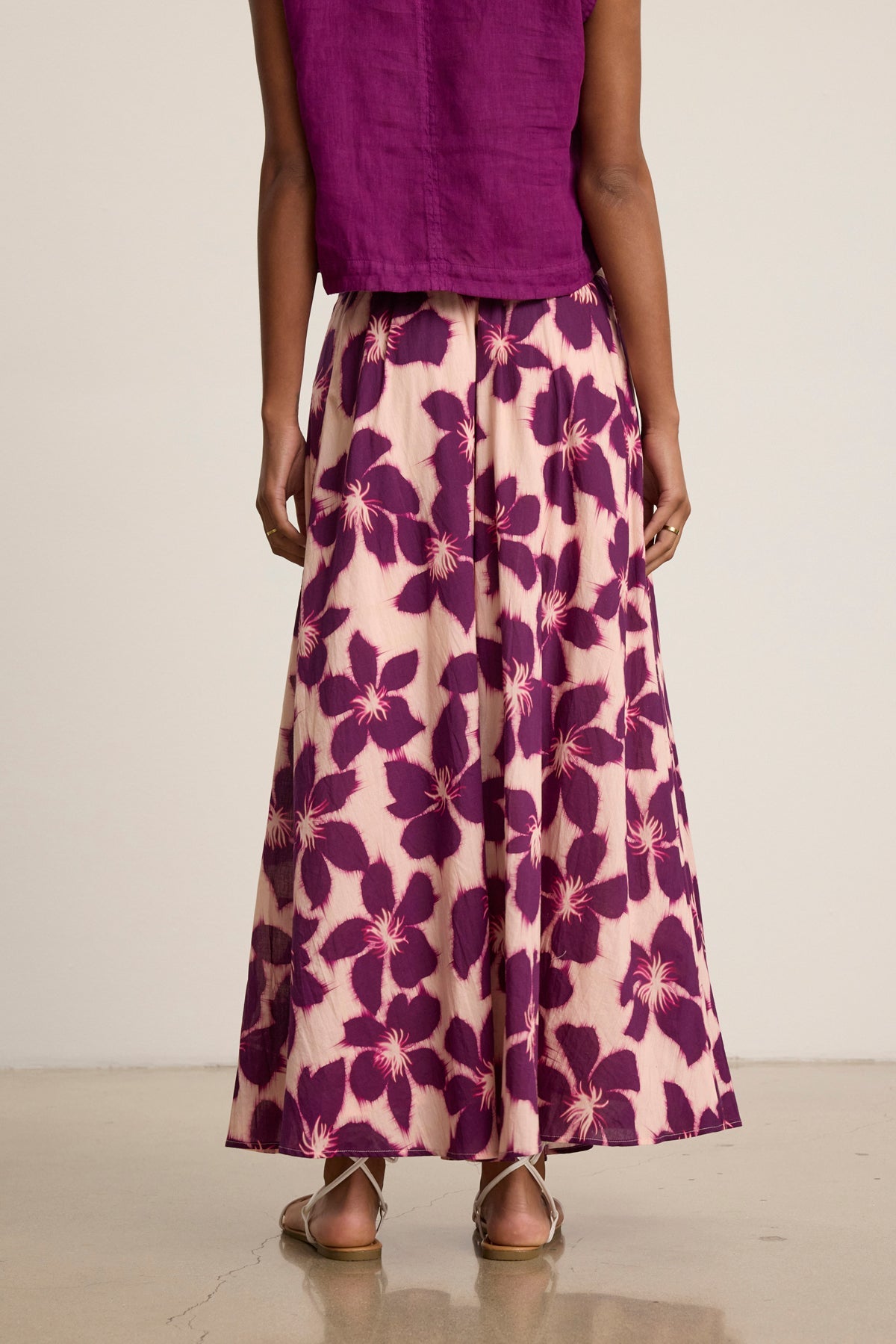 Jess Maxi Skirt in Berry