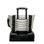 Load image into Gallery viewer, Jr. Jetset Wingman Bag in Pearl Silver
