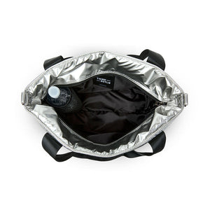 Jr. Jetset Wingman Bag in Pearl Silver