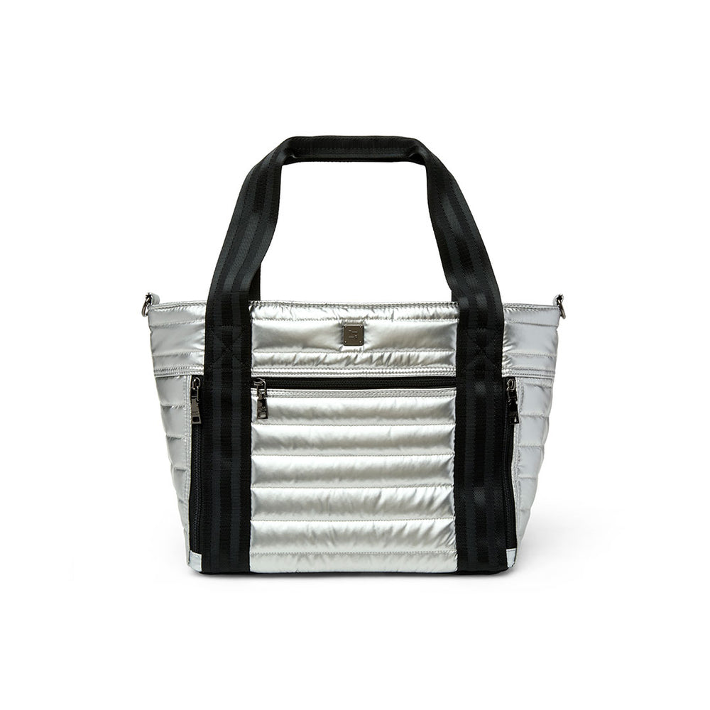 Jr. Jetset Wingman Bag in Pearl Silver