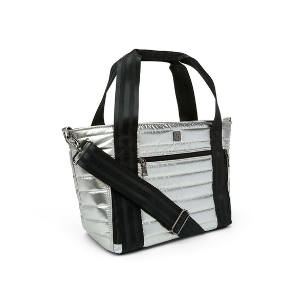 Jr. Jetset Wingman Bag in Pearl Silver