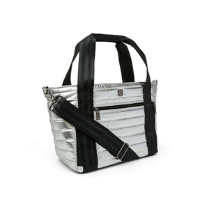 Jr. Jetset Wingman Bag in Pearl Silver