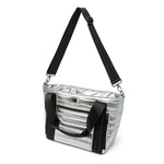 Load image into Gallery viewer, Jr. Jetset Wingman Bag in Pearl Silver

