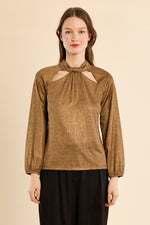Load image into Gallery viewer, Art Deco Top in Copper
