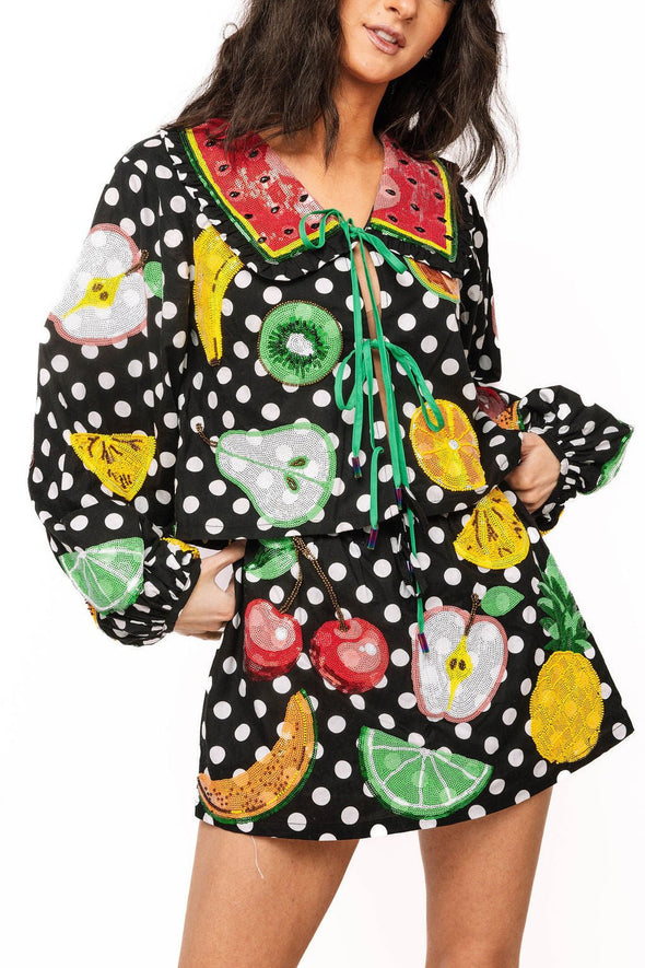 V-Neck Hardware One-Piece Swimsuit