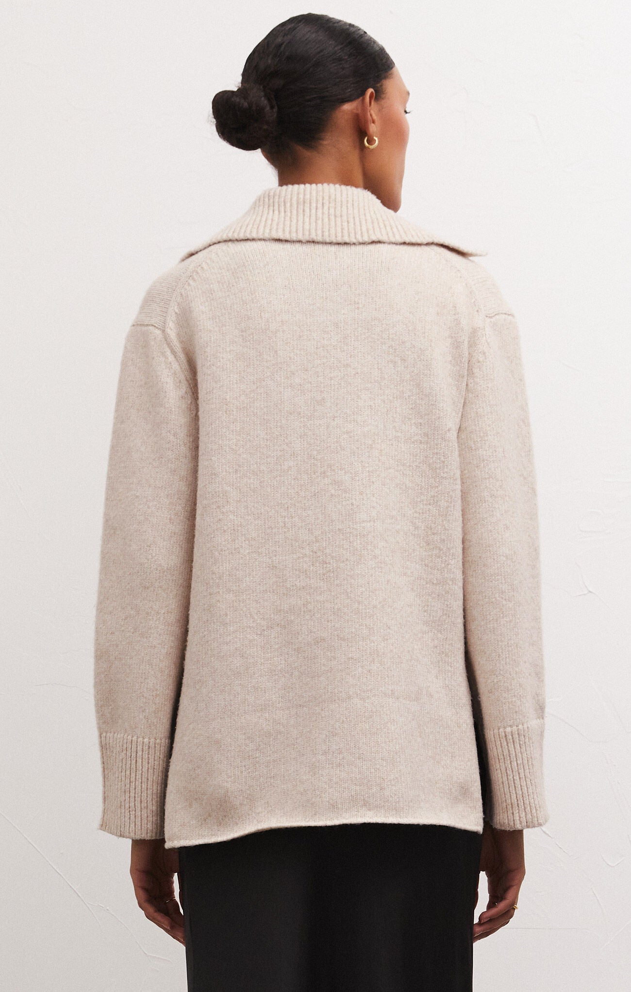 Ember Sweater in Light Oatmeal Heather