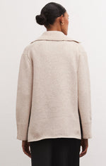 Load image into Gallery viewer, Ember Sweater in Light Oatmeal Heather
