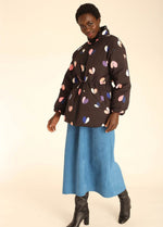 Load image into Gallery viewer, Quilted Hearts Jacket in Black
