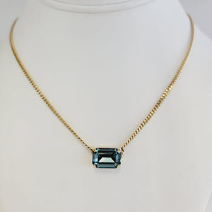 Rubin Necklace in Indian Sapphire
