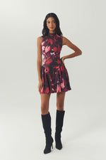 Load image into Gallery viewer, Michelle Dress in Red Watercolor Floral
