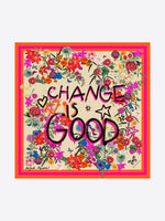 Load image into Gallery viewer, Botanic Quote Silk Scarf
