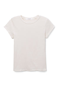 Sheryl Recycled Cotton Baby Tee in Sugar