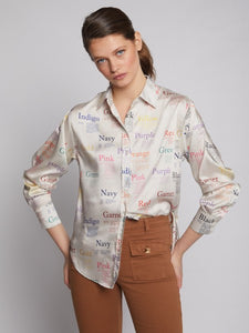 Donia Shirt in Pantone Print