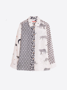 Irina Shirt in Patchwork Print