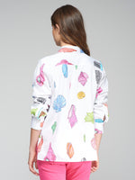 Load image into Gallery viewer, Isa Shirt in Motivos Marinos Print
